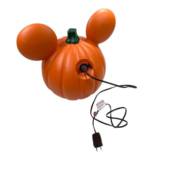 Halloween Blow Mold Mickey Mouse Pumpkin Jack O Lantern- NO Bulb - Picture 6 of 8